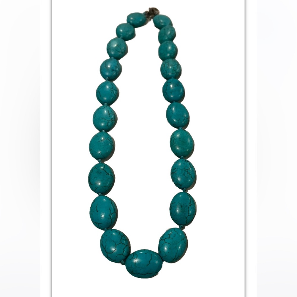 Turquoise Necklace Handmade Artisan  Jewelry